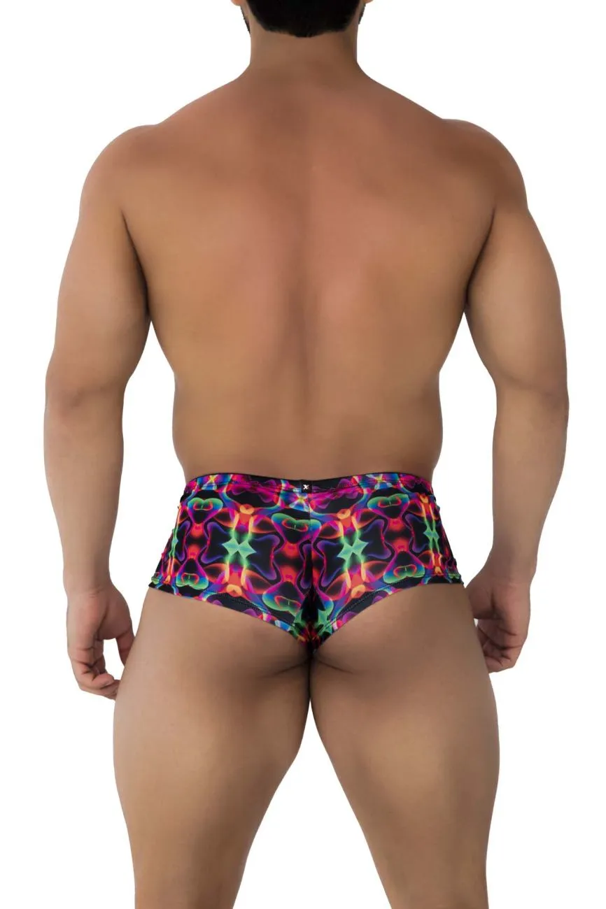 Clothing_Xtremen_Underwear Xtremen 91170 Printed Trunks Color Bows