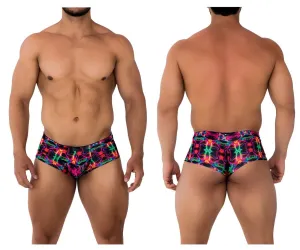 Clothing_Xtremen_Underwear Xtremen 91170 Printed Trunks Color Bows