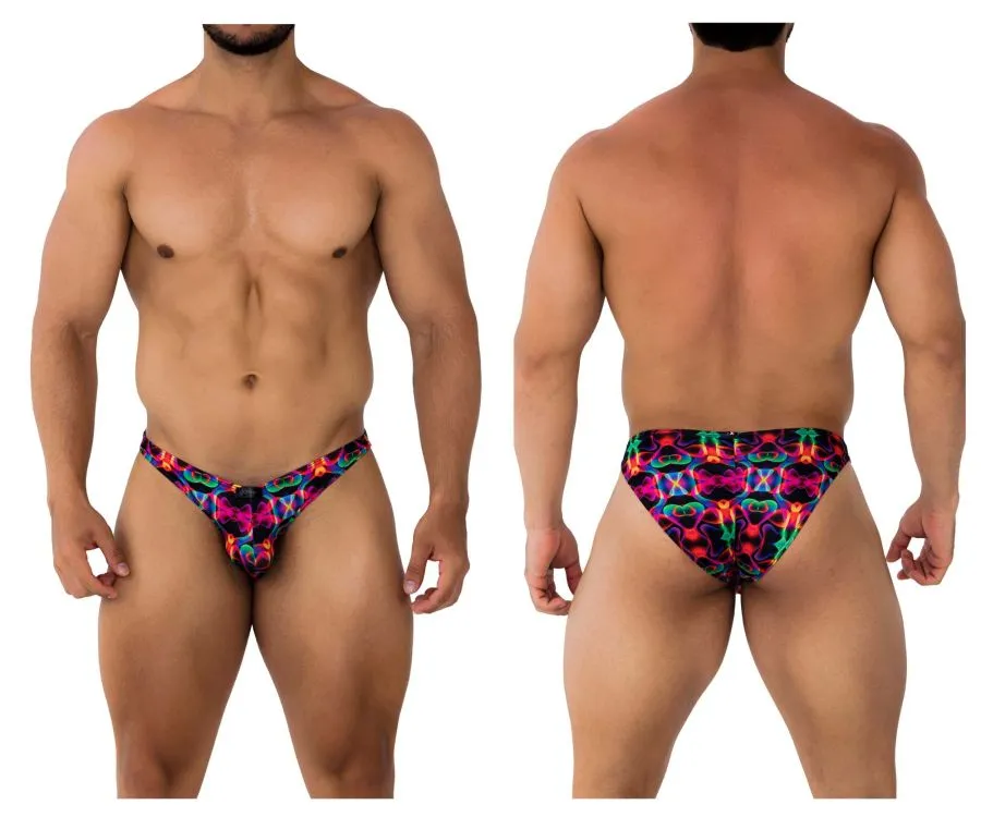 Clothing_Xtremen_Underwear Xtremen 91172 Printed Bikini Color Bows