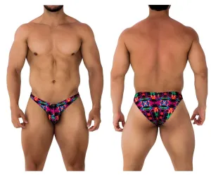 Clothing_Xtremen_Underwear Xtremen 91172 Printed Bikini Color Bows