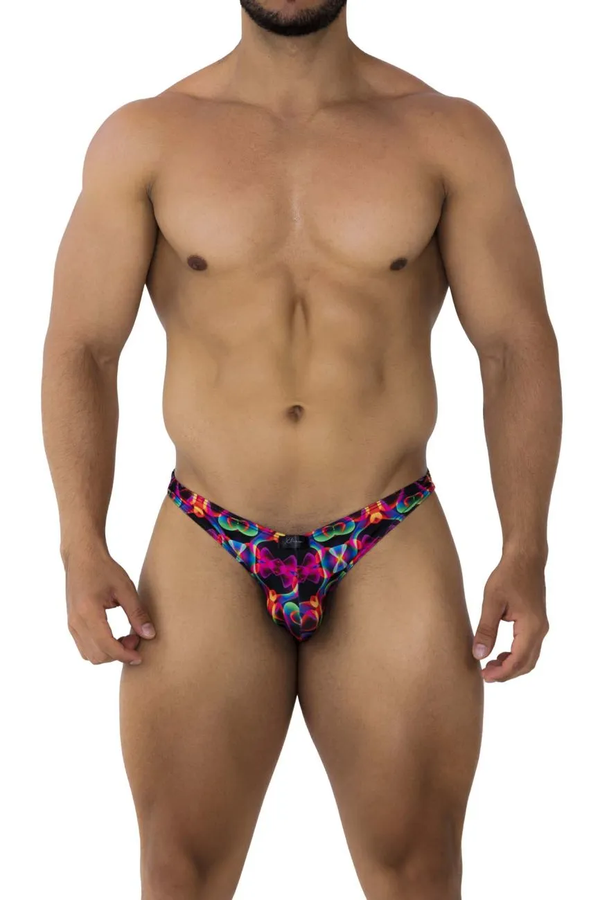Clothing_Xtremen_Underwear Xtremen 91172 Printed Bikini Color Bows