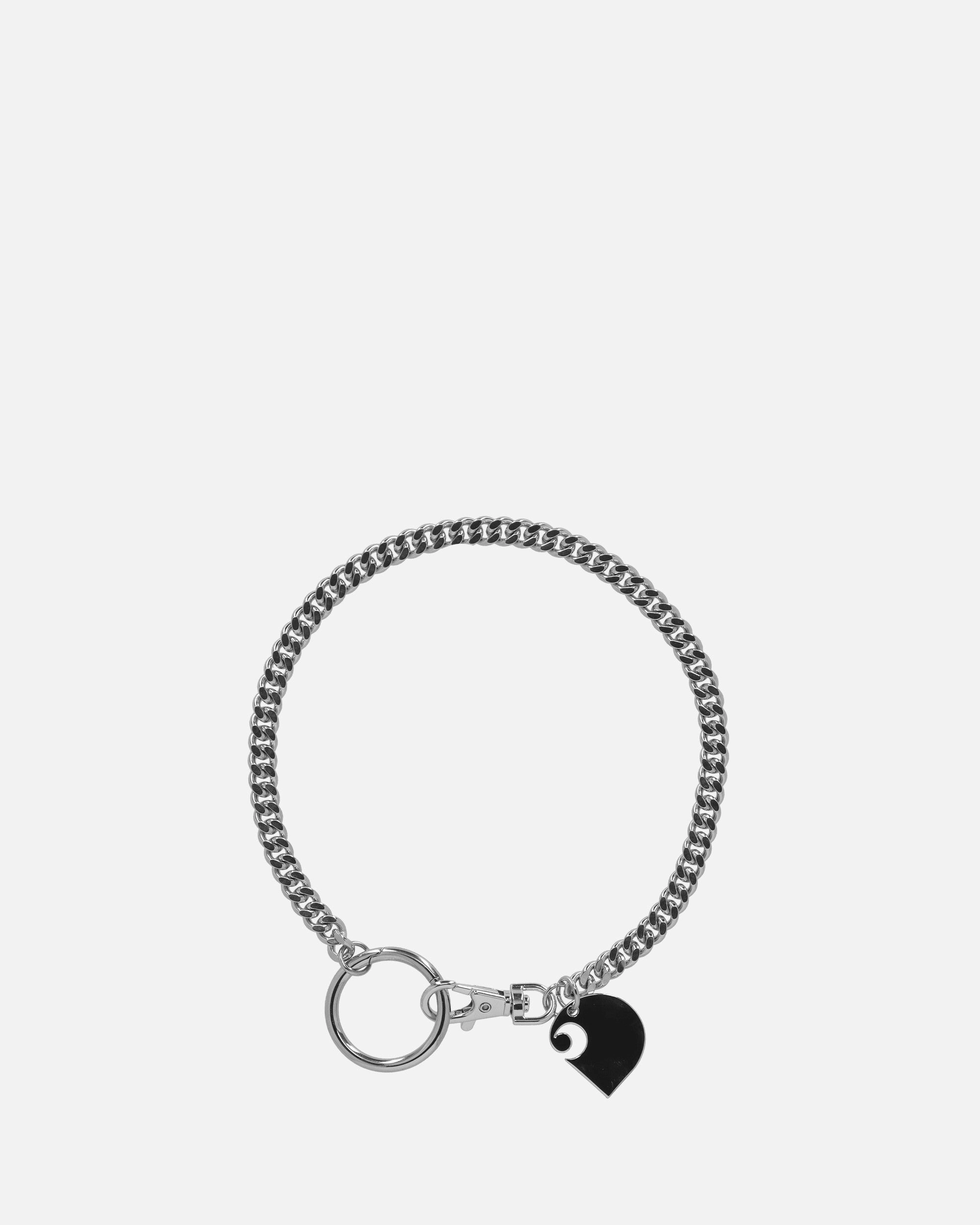 Cuban Link Keychain Steel Silver