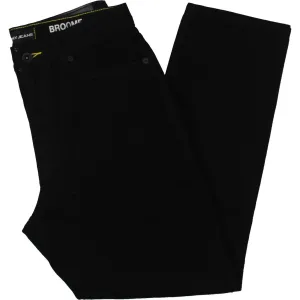DKNY Jeans Womens Pocket High Rise Cropped Jeans