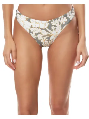 Embry Womens Cheeky Coverage High Leg Bikini Swim Bottom