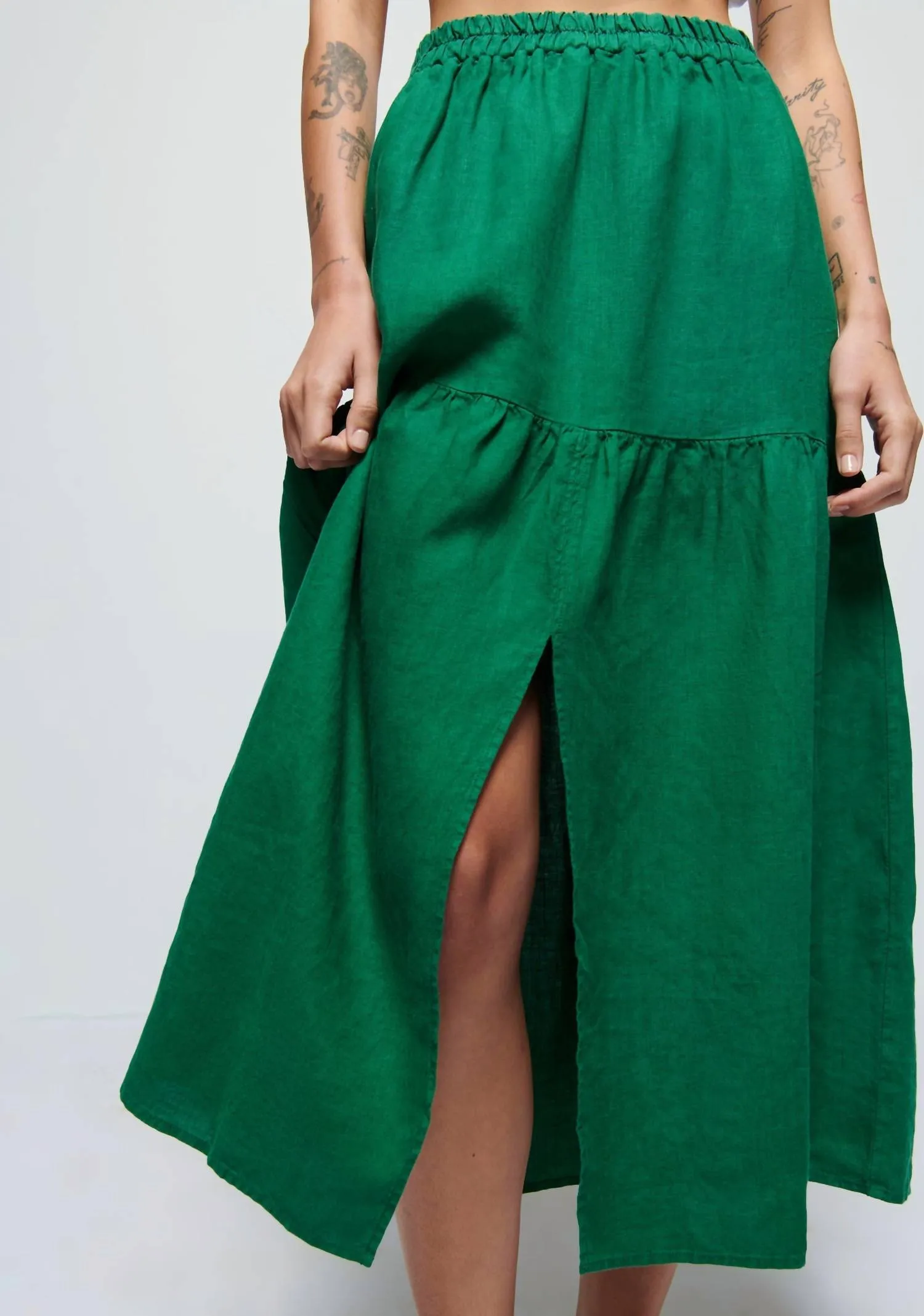 Esmeralda Skirt In Verdant Green