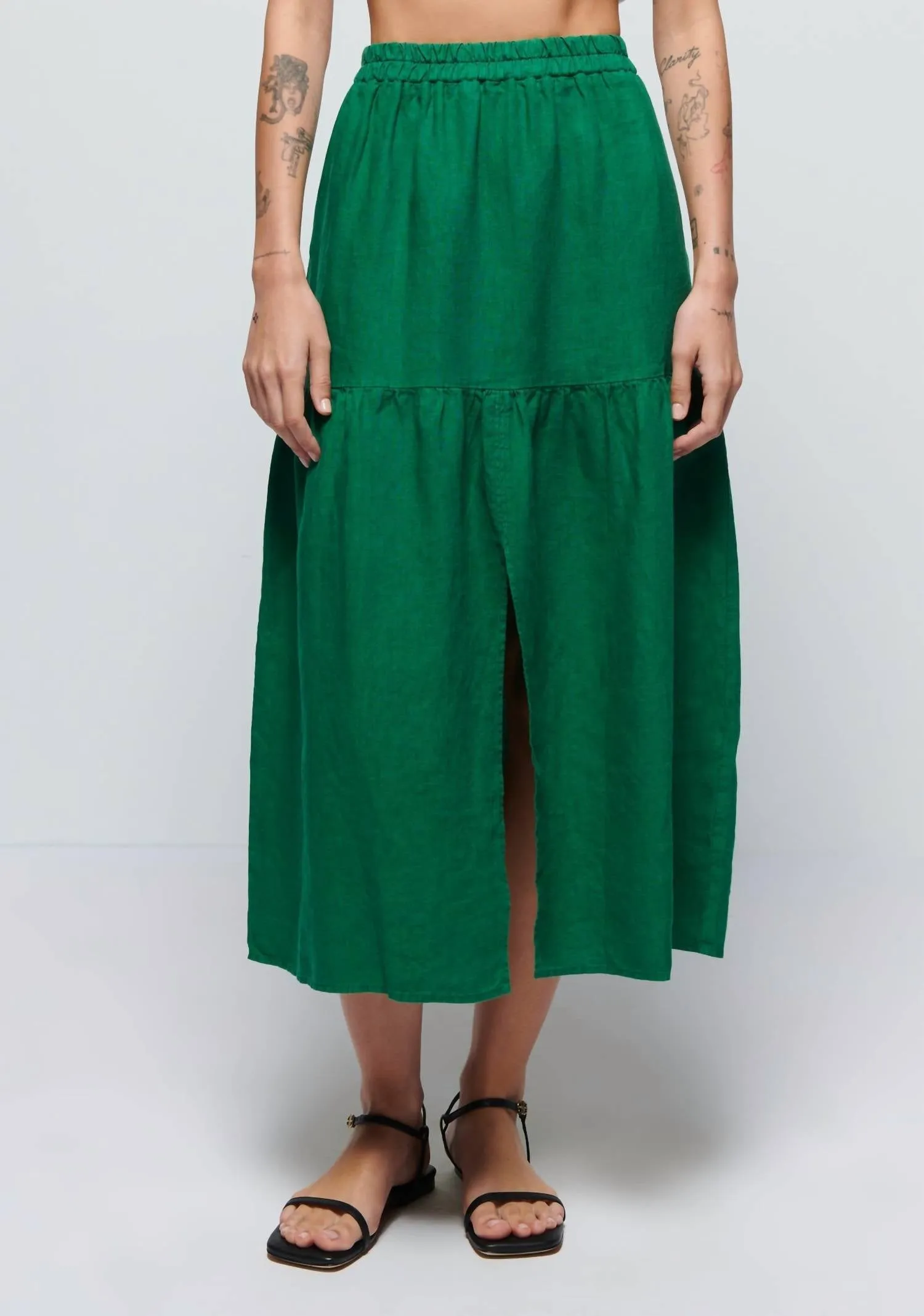 Esmeralda Skirt In Verdant Green