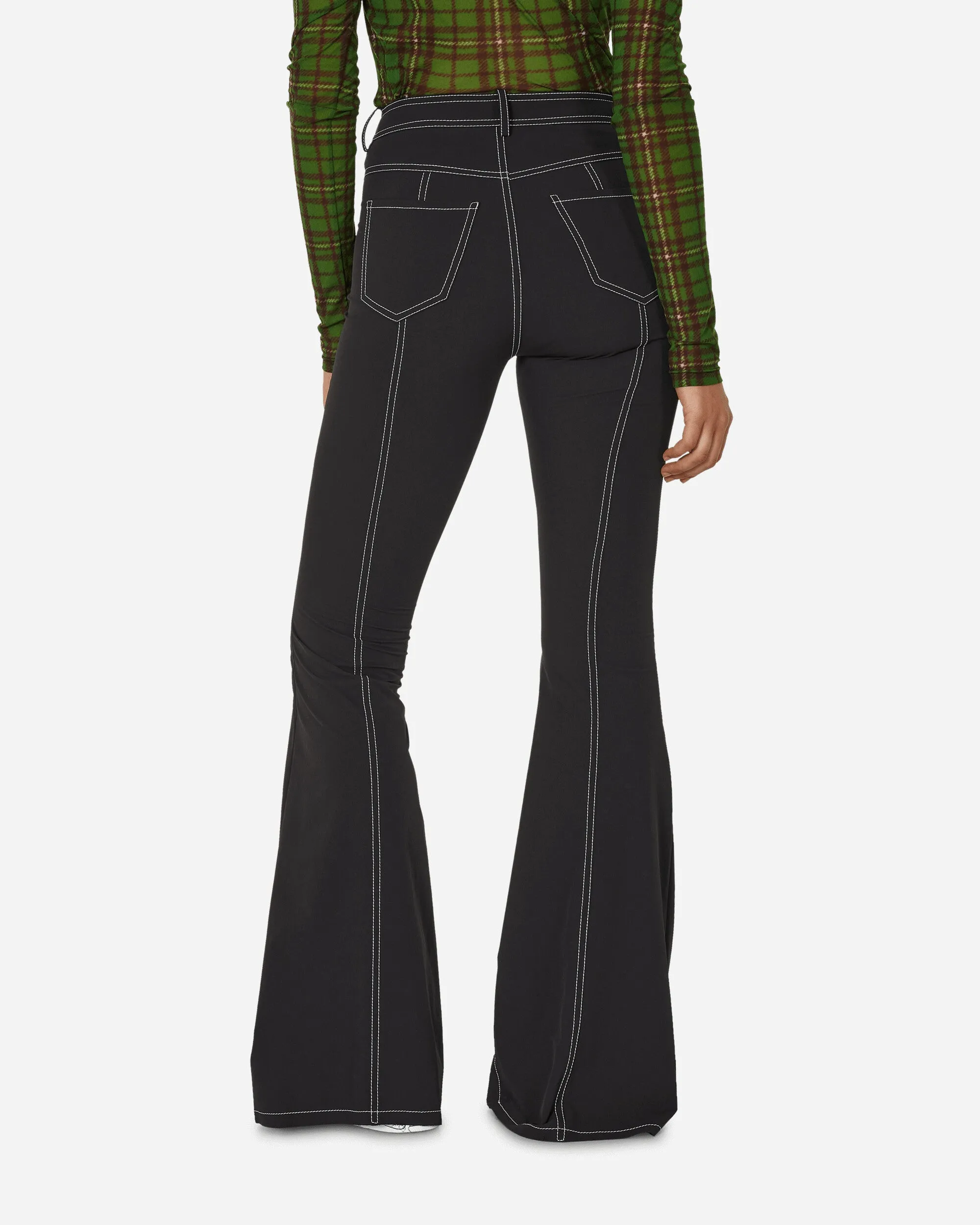 Flared Suit Pants Black