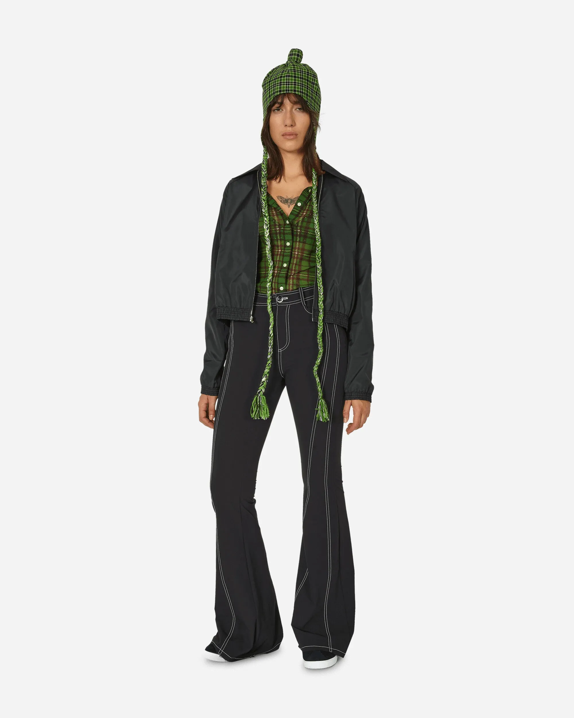 Flared Suit Pants Black