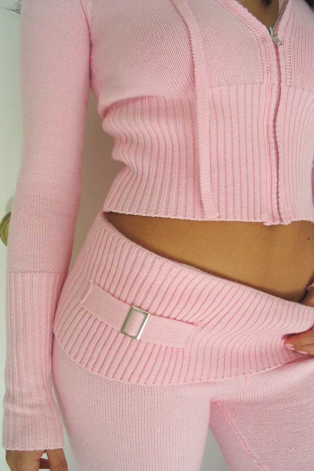Fleur Cloud Knit Low Rise Pant