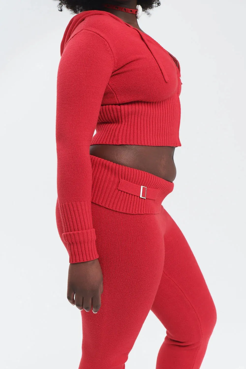 Fleur Cloud Knit Low Rise Pant