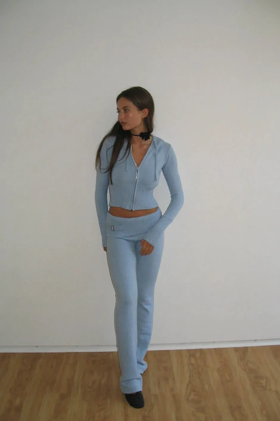 Fleur Cloud Knit Low Rise Pant