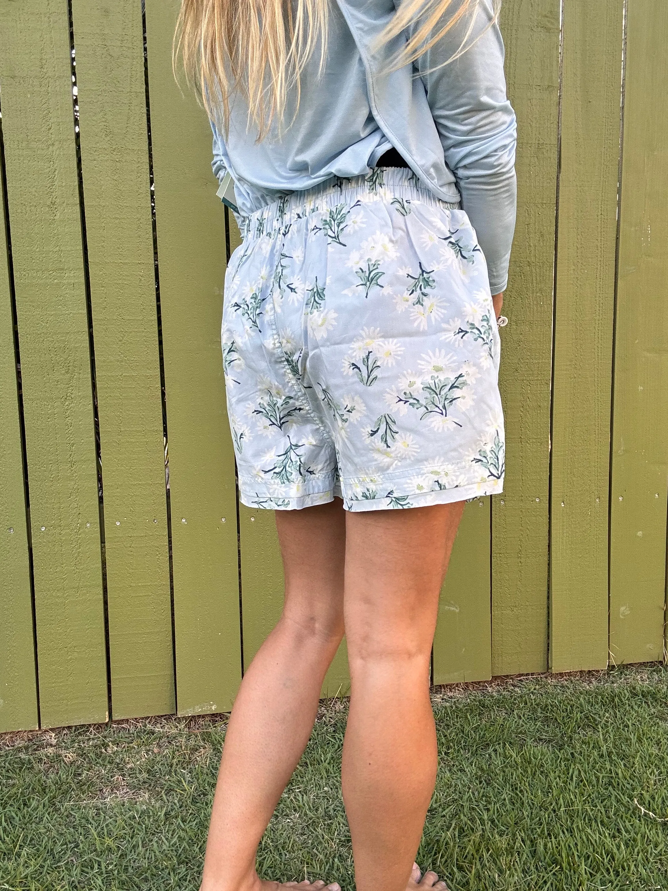 FREE PEOPLE Day To Day Floral Boxer