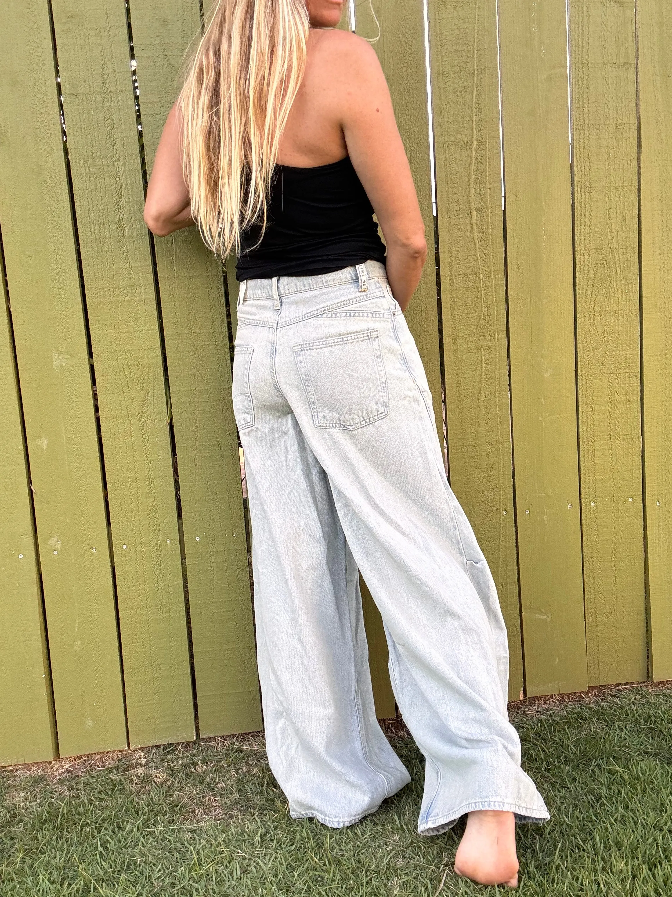 FREE PEOPLE Westward Demi Jeans - Fade Into You