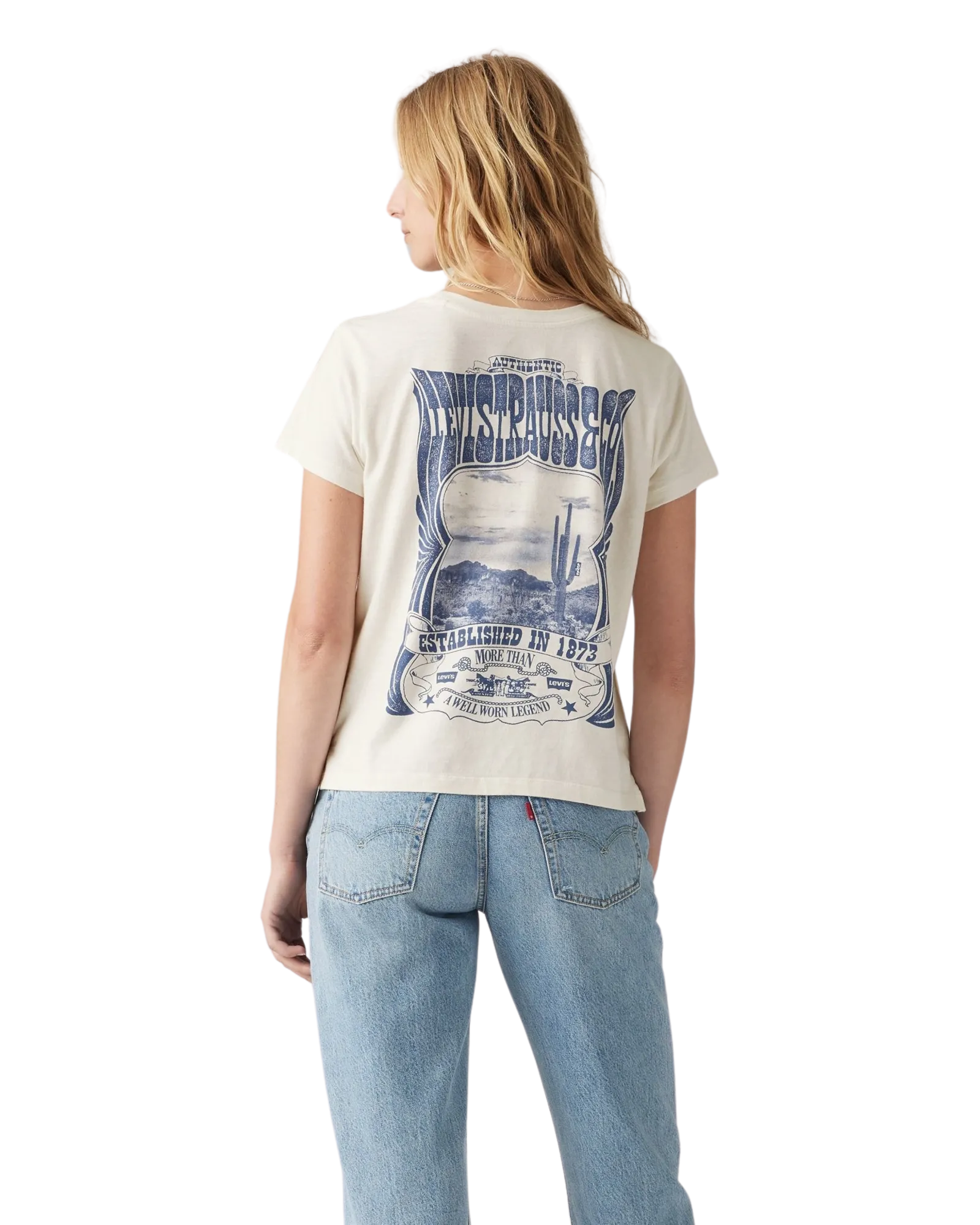 Graphic Boxy T-Shirt in Sugar Swizzle
