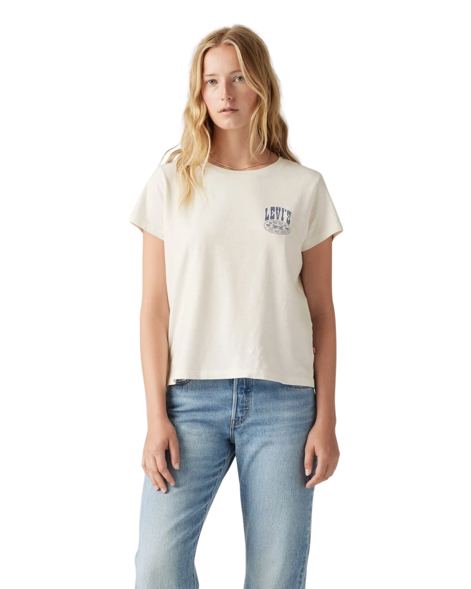 Graphic Boxy T-Shirt in Sugar Swizzle