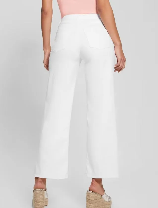 Guess Wide Leg Pure White