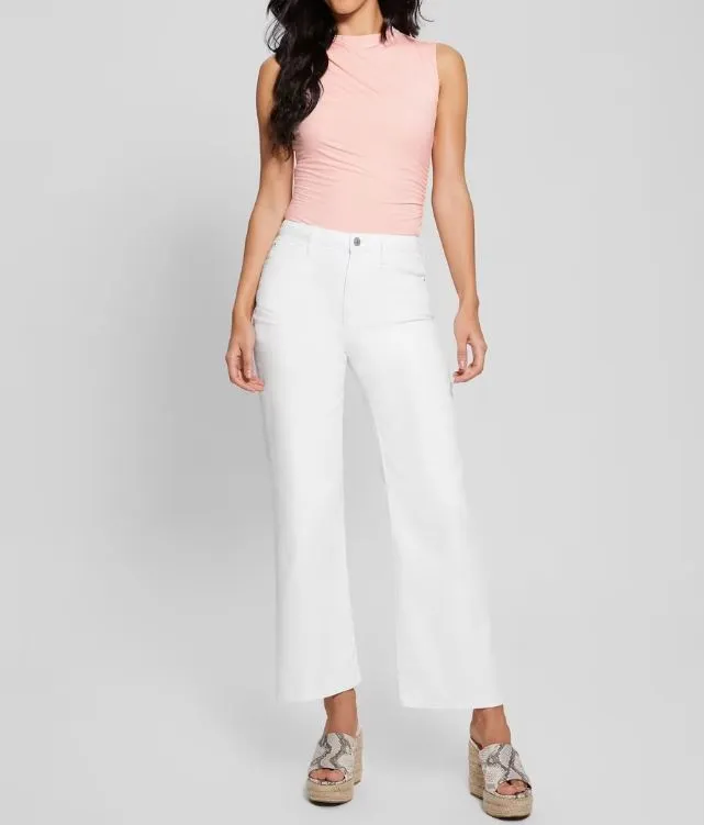 Guess Wide Leg Pure White