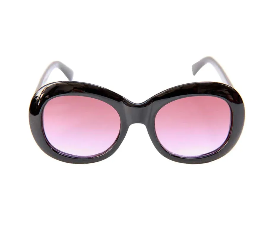 HAPPY HOUR - SUNGLASS - BIKINI BEACH (BLACK PURPLE)