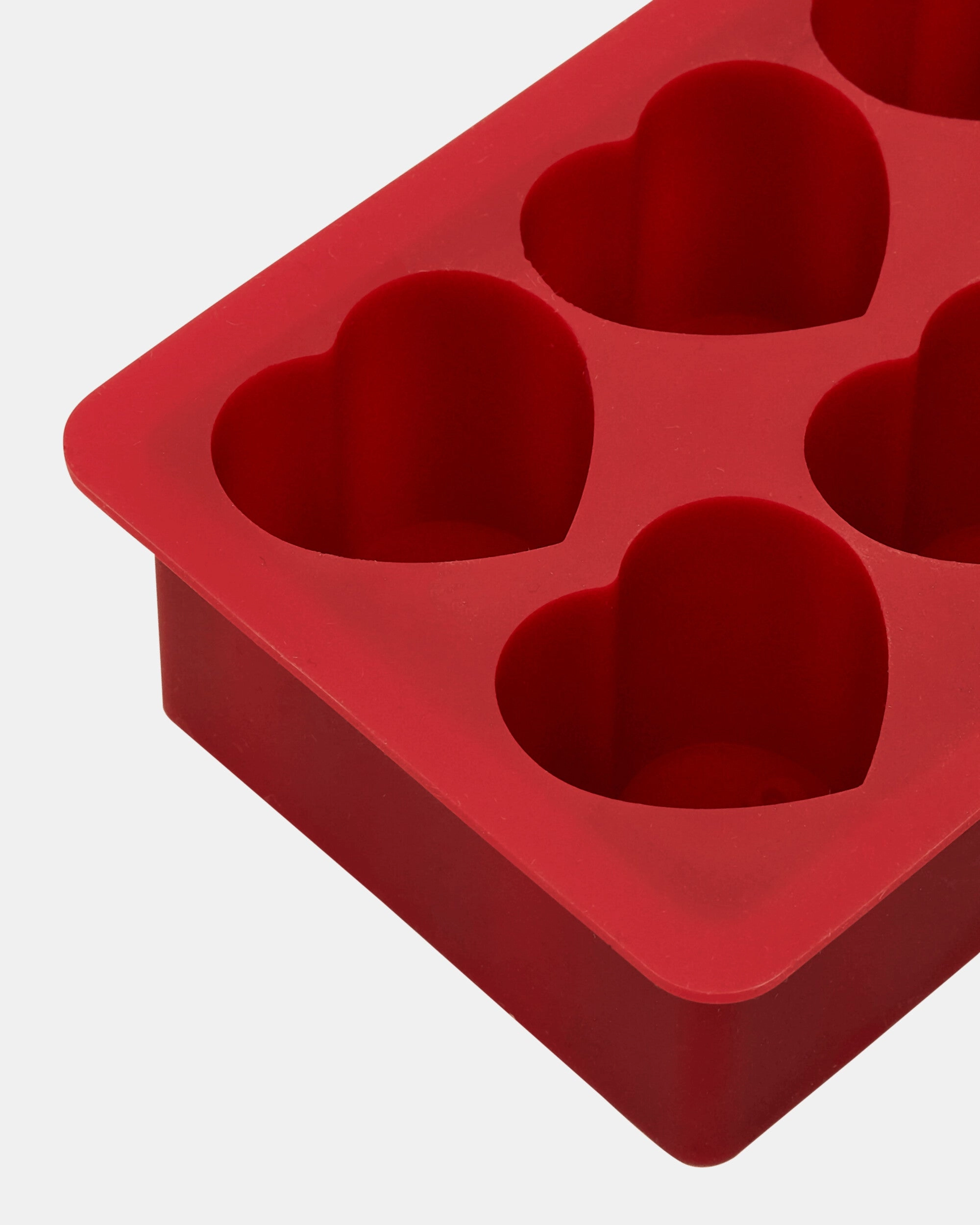 Heart Ice Cube Tray Scarlet