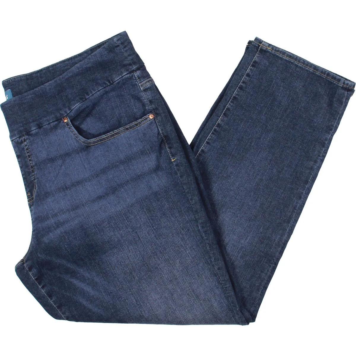 Jag Jeans Womens Plus Nora Mid Rise Pull On Skinny Jeans