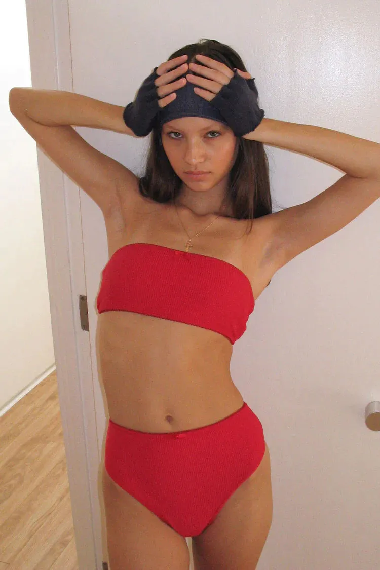 Jenna Ribbed Bikini Bottom