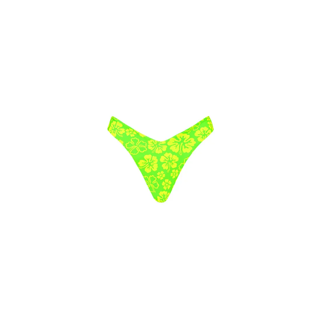 KULANI KINIS Y Cheeky bikini bottom-Aloha Lime