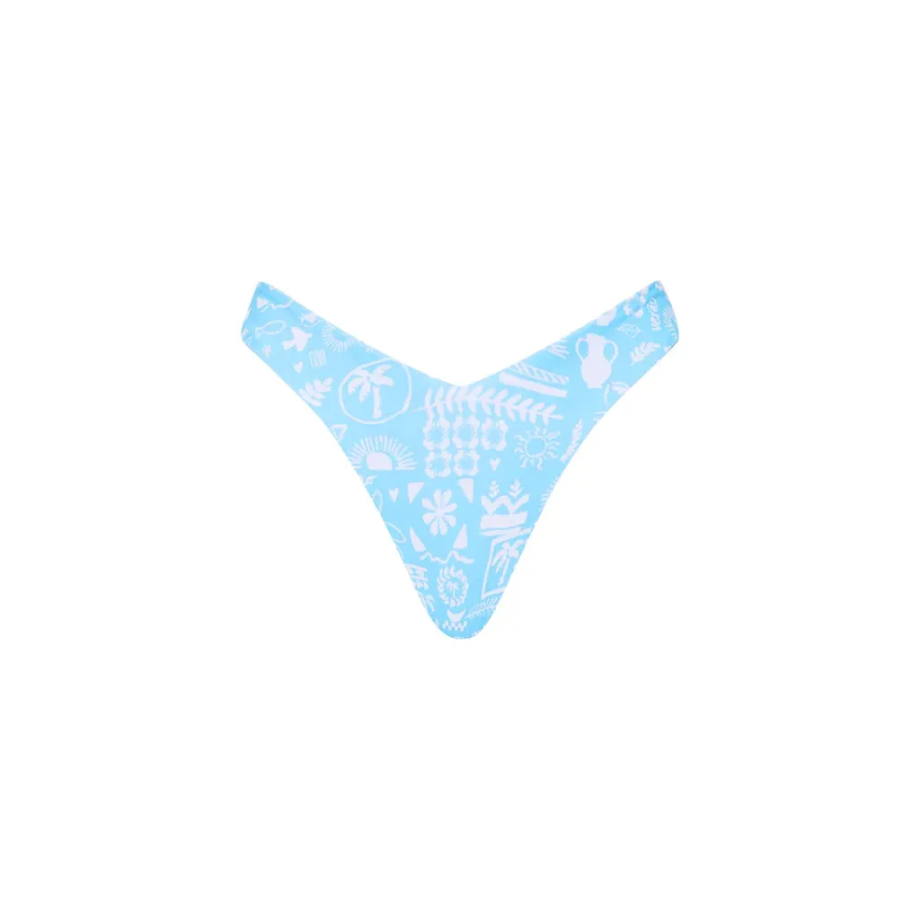 KULANI KINIS Y Cheeky bikini bottom-Cloud Kisses