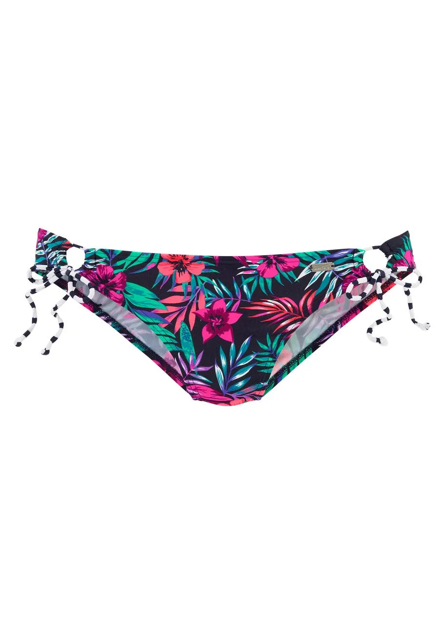 LASCANA Women's Side Tie Bikini Swim Bottom