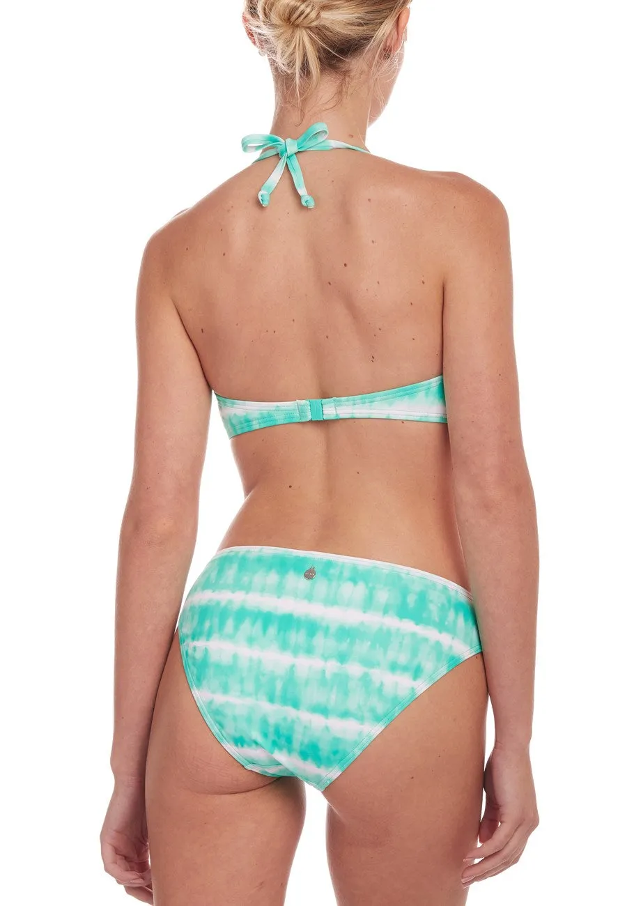 LASCANA Women's Tie Dye Wrap Bikini Swim Bottom