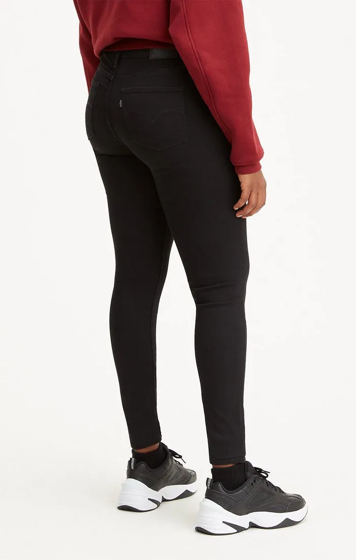 Levi 721 High Rise Skinny Soft Black