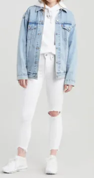 LEVI'S 721 Hi Rise Skinny Ankle jean- Iced Out
