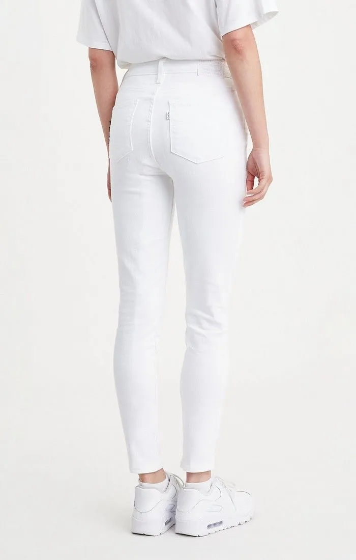 Levi's 721 High Rise Skinny Soft Clean White