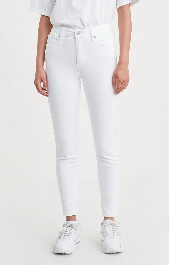 Levi's 721 High Rise Skinny Soft Clean White