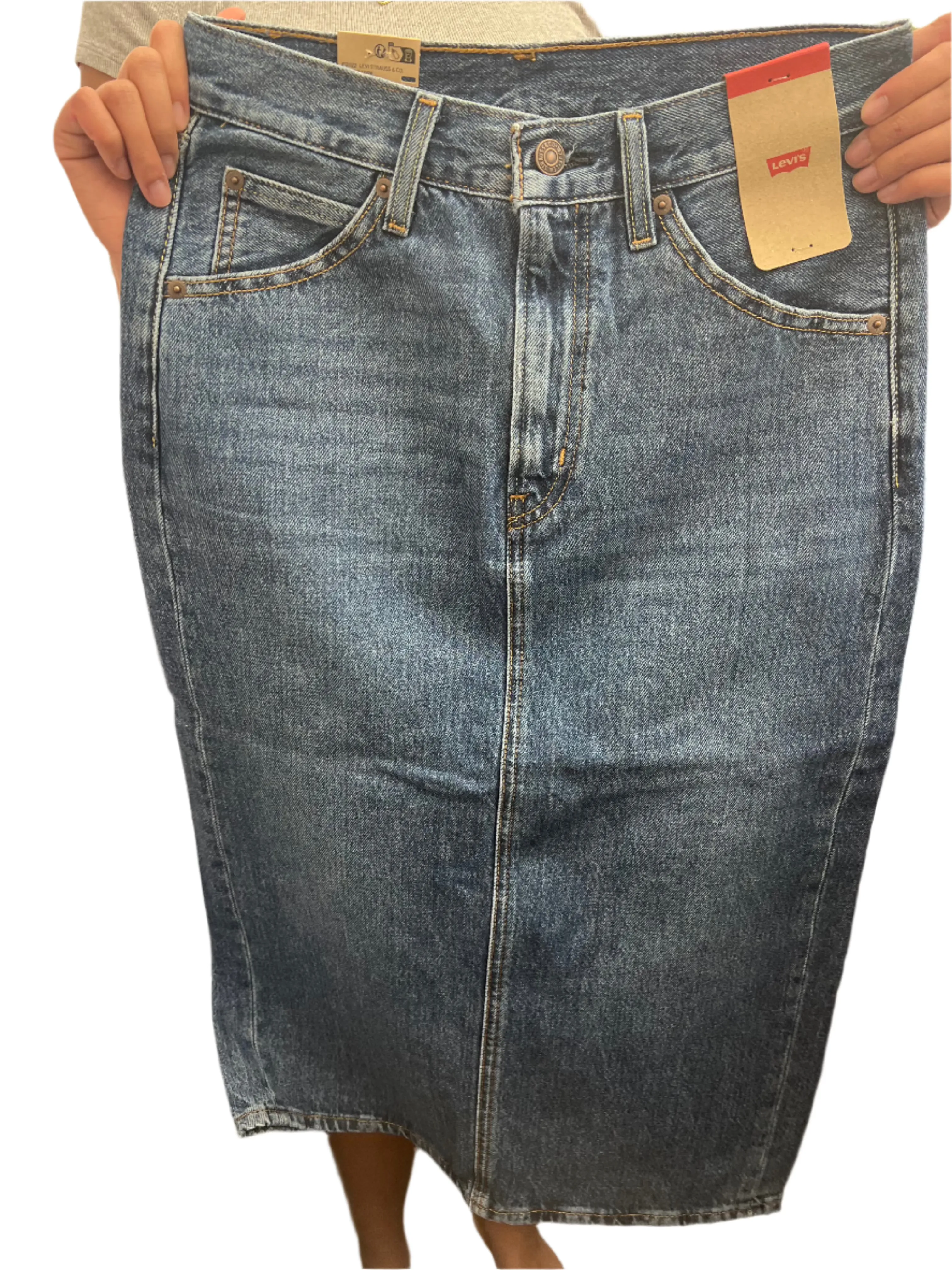 LEVI'S High-Rise Back Slit - Meadow Games