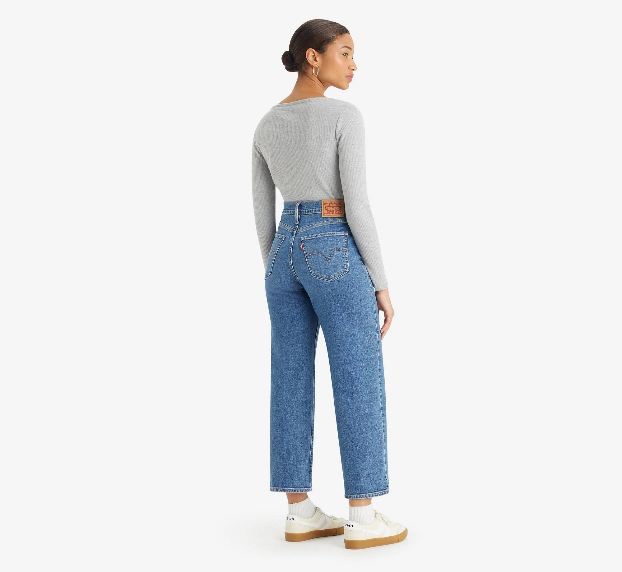 Levi's High Rise Wide Leg Summer Love In The Mist