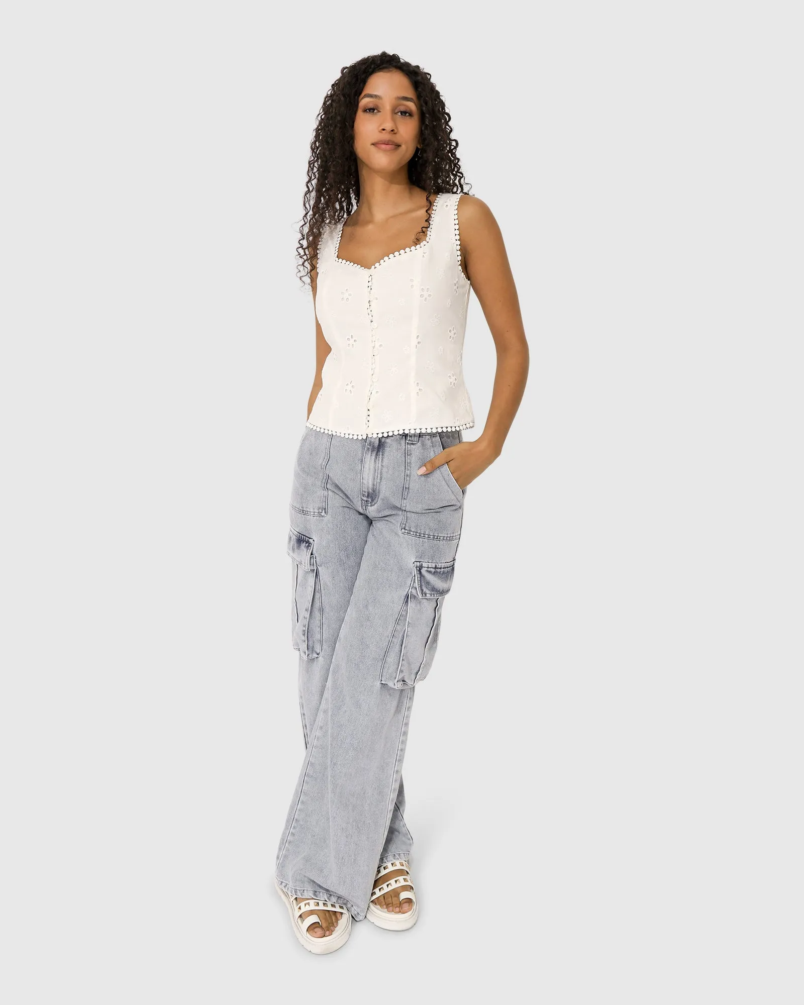 Lost In Your Love Top - White