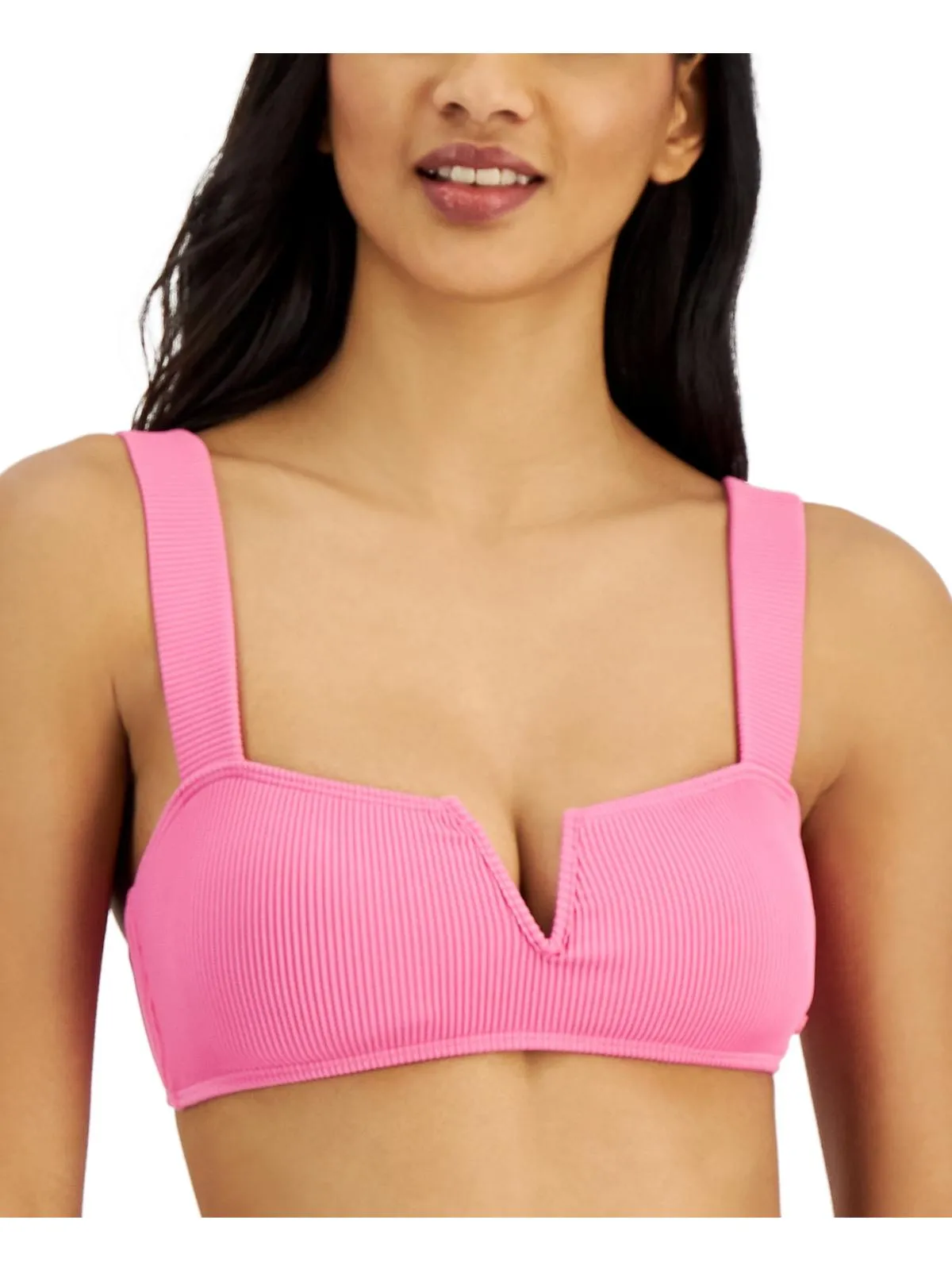 Love The Vanuatu Womens Ribbed V-Neck Bikini Swim top
