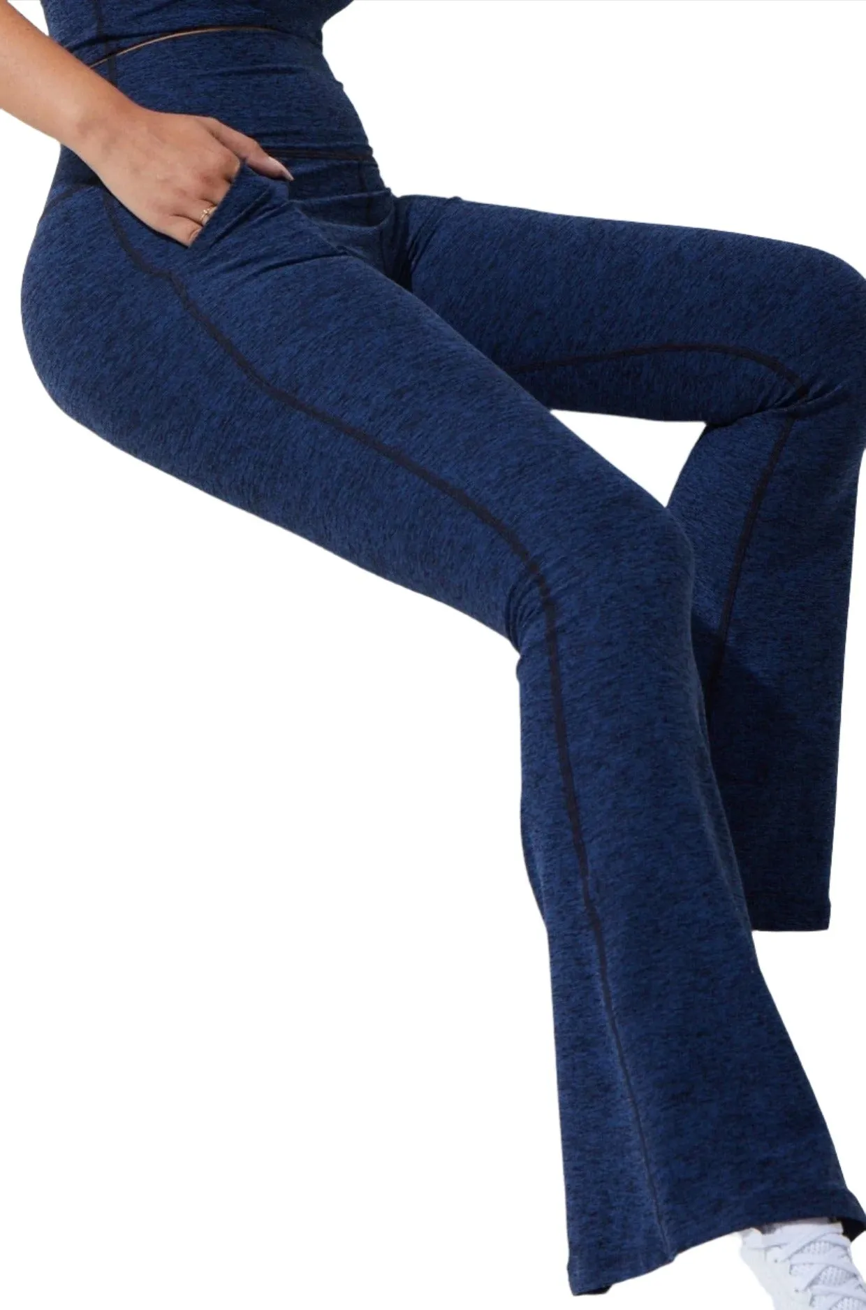 Noli Curve Flair Legging Navy Heather