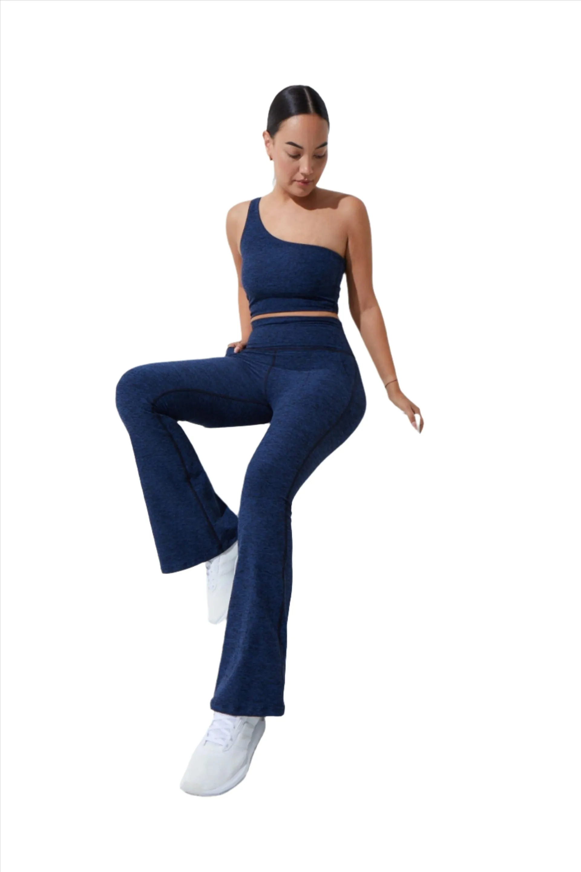 Noli Curve Flair Legging Navy Heather