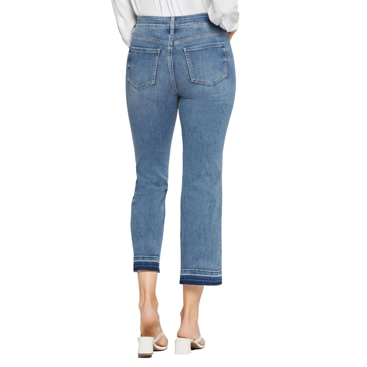 NYDJ Womens Ankle Straight Leg Straight Leg Jeans