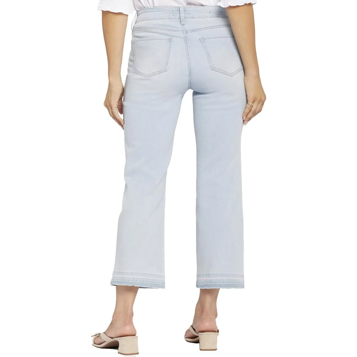 NYDJ Womens Ankle Straight Leg Straight Leg Jeans