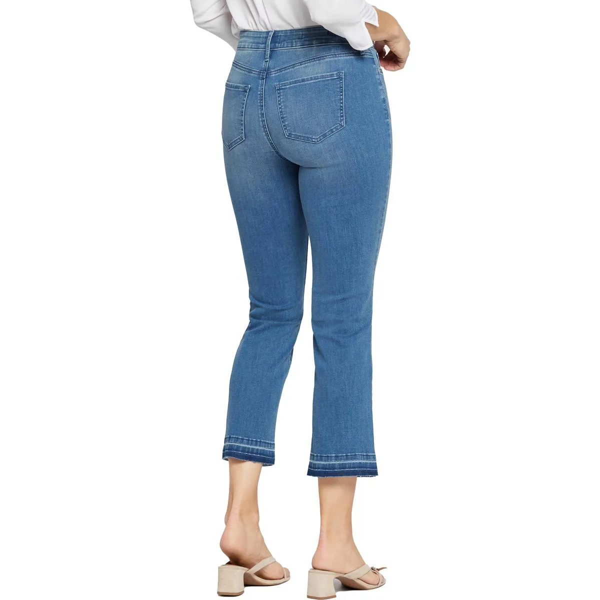 NYDJ Womens Ankle Straight Leg Straight Leg Jeans