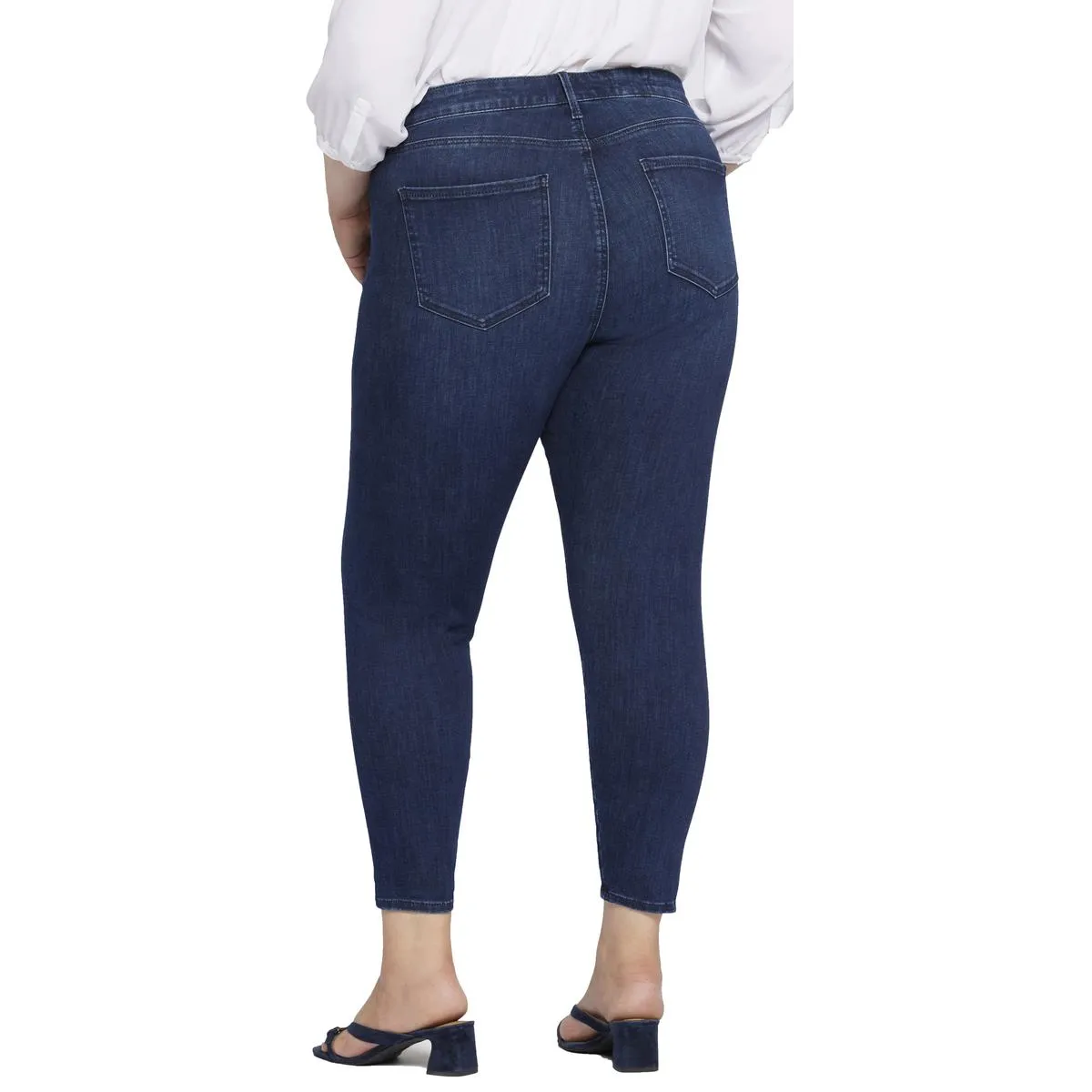 NYDJ Womens Plus Ami Seamless Cotton Skinny Jeans