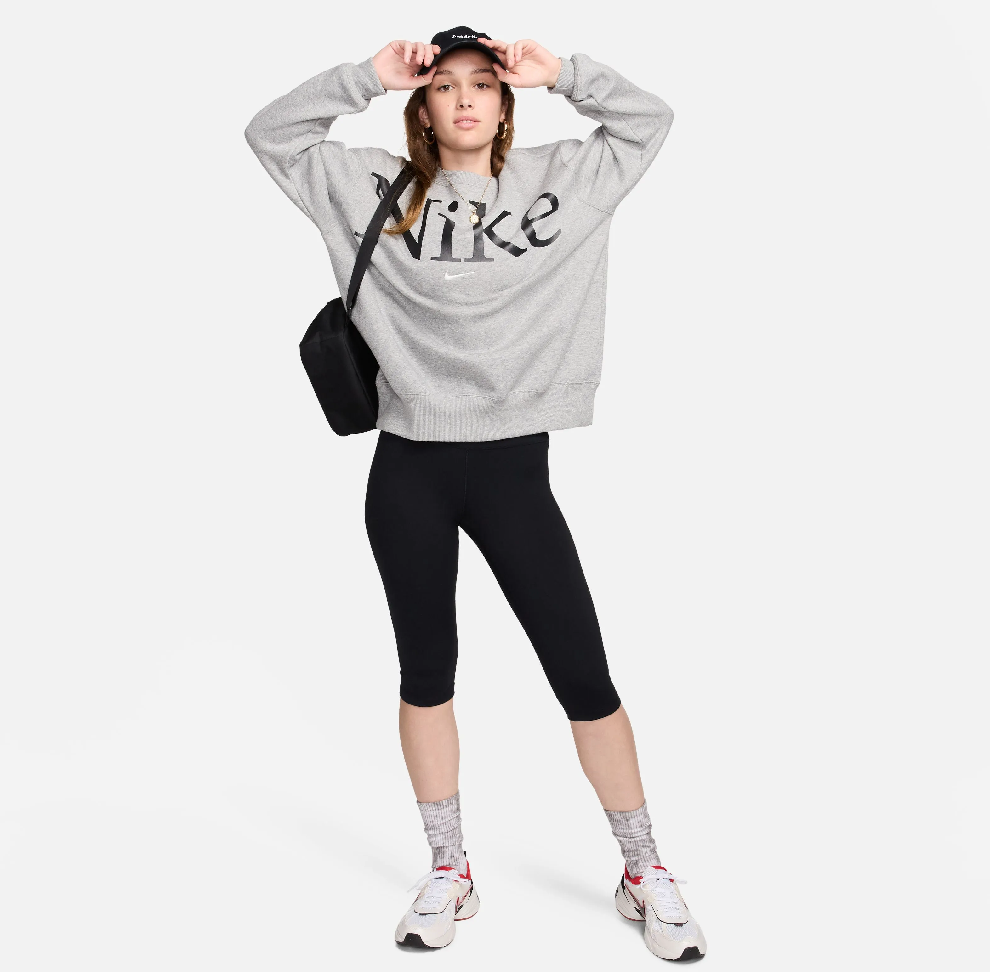One High-Waisted Capri Leggings