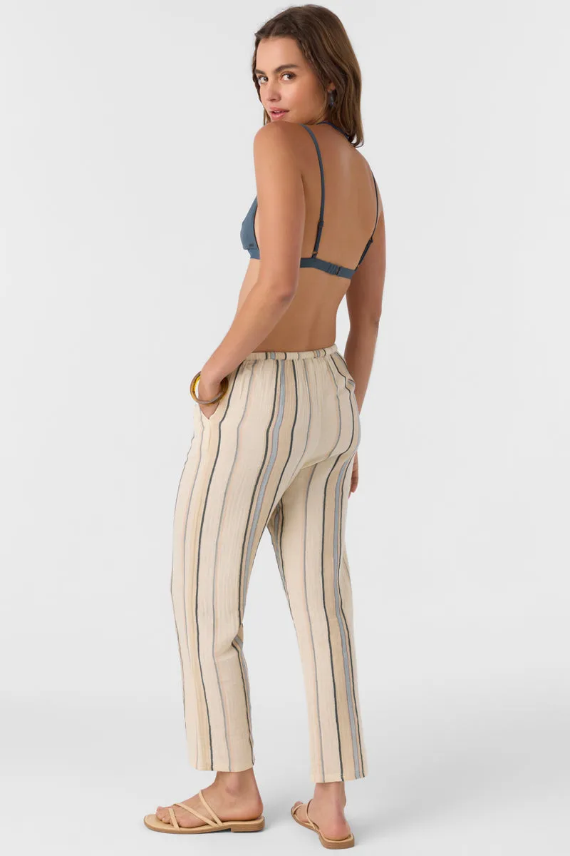 O'Neill Brenda Stripe Pants-Tapioca