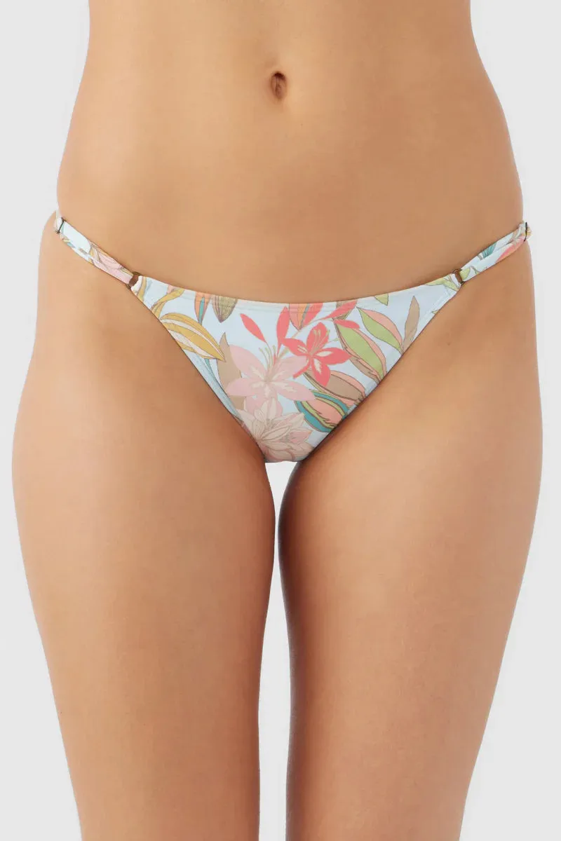 Oneill Dalia Floral Caicos Skimpy  Bottom- Skylight