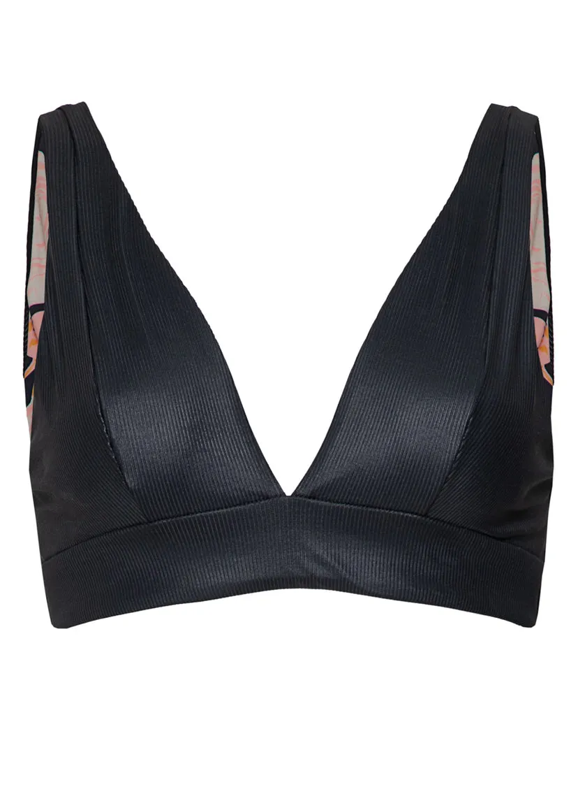 Onyx Black Paradisial Bikini Top