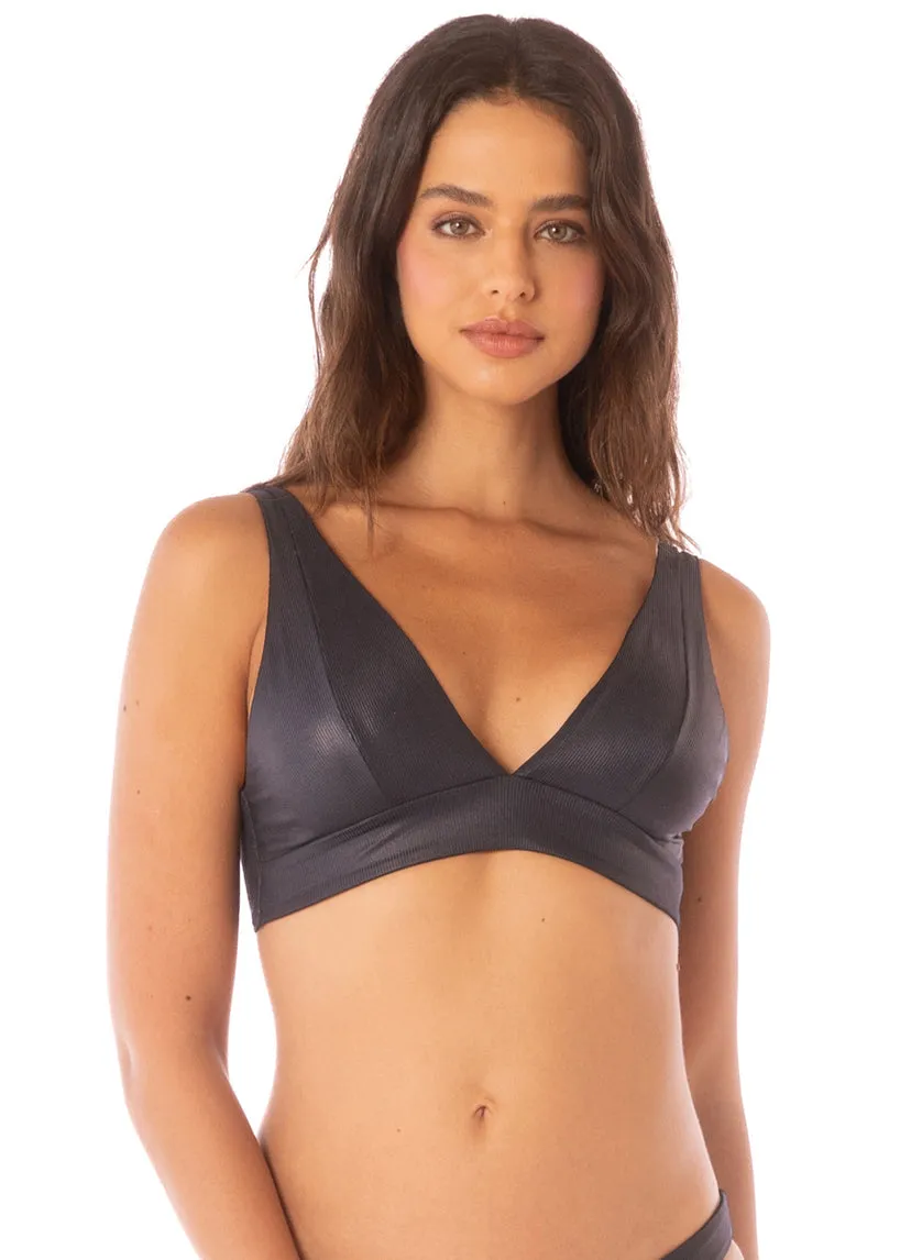 Onyx Black Paradisial Bikini Top