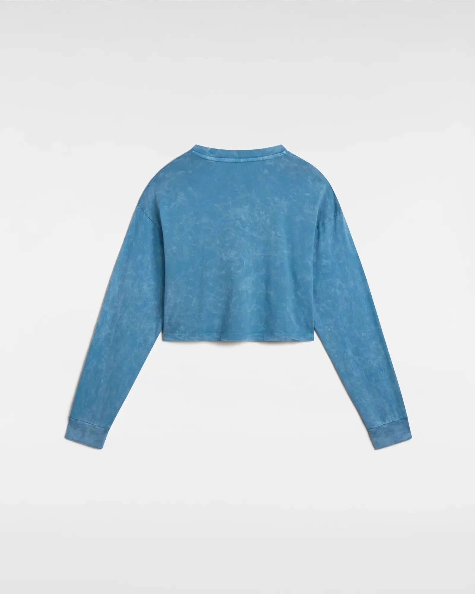 Oval Wash Relaxed Crop T-Shirt in Bluestone