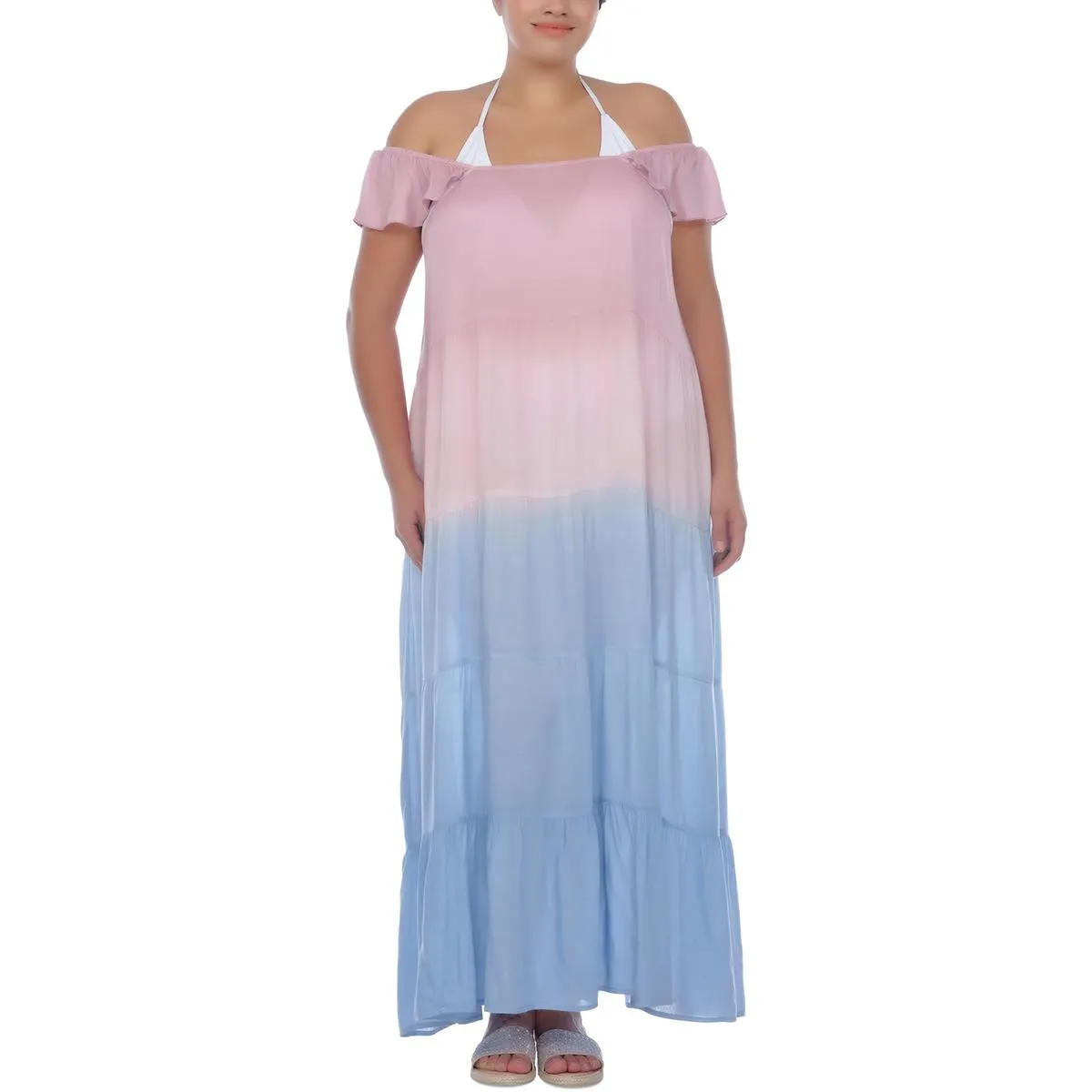 Plus Womens Beachwear Summer Cover-Up